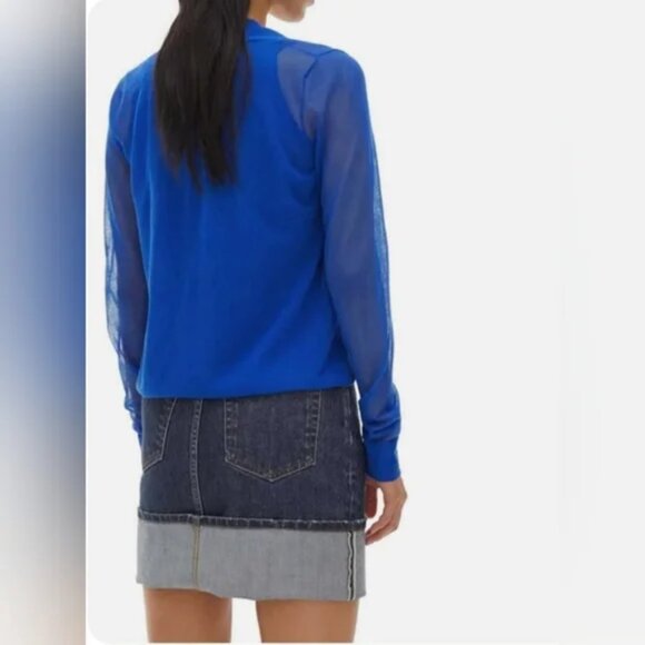 NWT Helmut Lang Double Layer Cardigan M - Picture 3 of 14